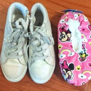 Girls Fashion Hightop Shoes Size 11T